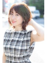 トップシェイプ(TOP SHAPE) 透明感くびれボブ×やわらかブラウン