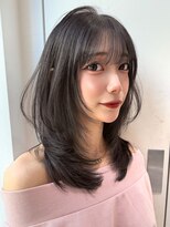 ハーツ 熊本(hearts.) 大人気の透明感ヘーゼルベージュ×レイヤーカット