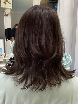 ケーズヘアー 津田沼SHORE店(K's Hair) 夏カラー大人可愛いレイヤーくびれミデイアム