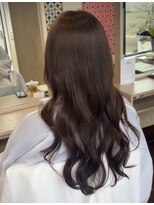 アース いわき店(HAIR&MAKE EARTH)&nbsp;チョコレートブラウンの艶ロング