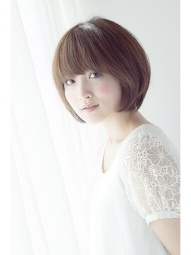 ビューティーアンドケアカロン(Beauty and Care CALON) 【銀座】アッシュ系ハイトーンのマッシュボブスタイル