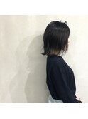 N/92co. 切りっぱなしボブ×インナーカラー　ブロンド