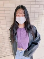 コト(coto)&nbsp;シースルーバングロングレイヤースタイル