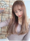 小顔カットモテ髪☆さら艶ストレート