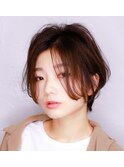 【FIKA　津田沼】大人小顔ひし形ショートボブ30代40代50代