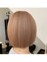 レガシーヘアーデザイン(Legacy hair design)&nbsp;ベージュ系切りっぱなしピンク