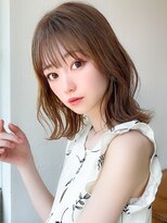 ラルユー 金山(LallYou)&nbsp;前髪パーマ/ショコラベージュ/ボブルフ/カール/ベビーバング