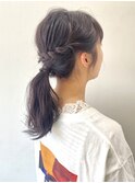 【FOLK】透明感ダークグレージュ☆似合わせ簡単ヘアアレンジ♪