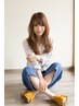 【新規】カット+ファッションカラー（リタッチ） ￥11550→￥9240