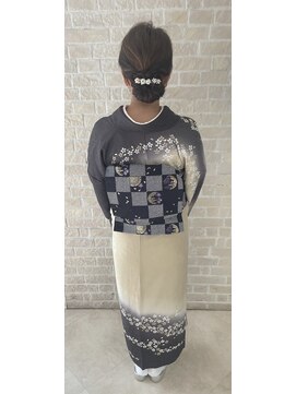 ドゥーク(dowku) ボリュームハーフアップお団子 結婚式お呼ばれヘア二次会ドレス