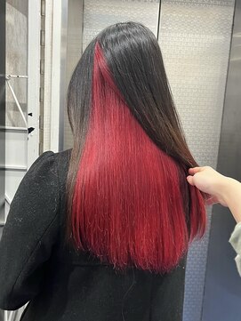 ホワイト 梅田(white) #赤担☆推しインナーカラー