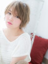 ドクターズ サロン ラブ(Dr's Salon LAB)&nbsp;ハイトーンカラーゆるふわショートマッシュヘアf古河20代30代