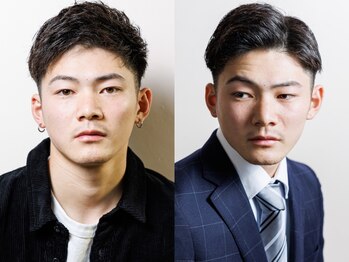 パウダー(powder)の写真/《メンズCut¥4700》第一印象重視のビジネスマンに!新たなスタートに向けて好印象な男前Styleを☆眉カット◎