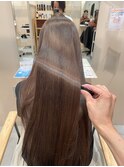 【sida 保住】うる艶ロングブラウンベージュ