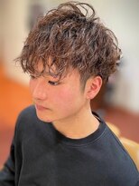 スカイ 亀戸店 (sky)&nbsp;ハイライト/マッシュパーマ/アッシュブラック<理容室>[亀戸]