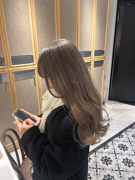 ヘアサロン ガリカ 表参道(hair salon Gallica) <miko>愛されミルクティーベージュ x ロングレイヤー