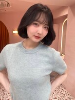 ボタン シブヤ(VOTAN SHIBUYA)&nbsp;オリーブ/グレージュ/韓国ヘア/渋谷/レイヤー/顔まわり