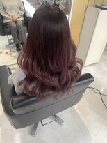 シャンプーボーイエイムス(SHAMPOO BOY aims) バレイヤージュルビーカラー