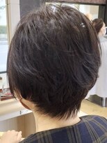 ヘアークリアー 春日部 大人可愛いポイントパーマ ショートレイヤー/30代40代50代