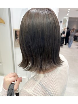 ビブ(VIV) 切りっぱなしボブ/オリーブグレージュ/オリーブベージュ