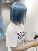 《shii..》#アイスブルー#ハイトーンカラー