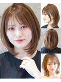 40.50.60代大人気★ー５歳★ひし形シルエット★艶髪★京佳★新宿