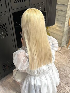 ヲタク 渋谷 代官山 恵比寿(wotaku.) ブロンドカラーブロンドヘアーハイトーンケアブリーチ髪質改善