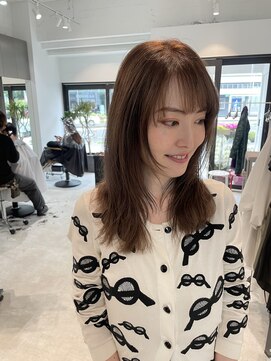 カリファ 田町(KHALIFA) ★メルティーカラー フェミニンロング 似合わせカット レイヤー