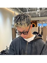 ルースト 渋谷店(ROOST)&nbsp;ジェットモヒカン×金メッシュ