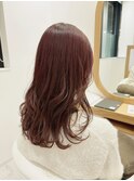 レイヤーエモージュ小顔カットシースルーバング大人ガーリー