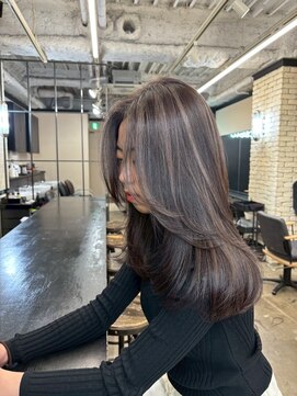 スティーロ 渋谷(Steelo) steelo ハイライト×レイヤーカット