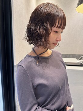 サロウィン 新潟万代店(SALOWIN) デジタルパーマニュアンスパーマ大人ガーリーウェーブカール