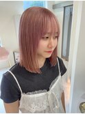 【MONA】ハイトーンピンク/暖色カラー/ブリーチ