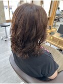 コテ巻き風デジタルパーマ