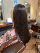 スローネ(THRONE)&nbsp;艶カラー／髪質改善／新宿／20代30代40代