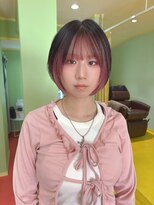 エマ(emma)&nbsp;【アンブレラカラー】ブラック×ピンク