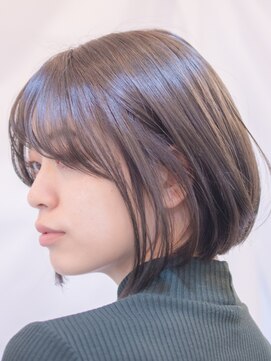 柔らかボブ/モカブラウン