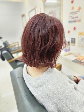 ネクサス NEXUS 秋カラーが可愛すぎた。外ハネボブ