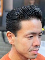 クラシコ(CLASSICO)&nbsp;七三分けオールバック　フェード　クラシック　ビジネスダンディ