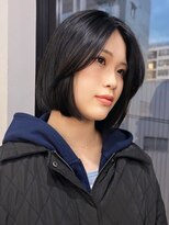 ロティー 天神(loty)&nbsp;ショート ボブ 顔周りカット 前髪 透明感カラー グレージュ 20代