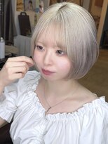 ブレイズヘアー(BLAZEhair) 【ツヤ感バツグン】ホワイトミルクティグレージュ×ブリーチ3回