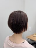 白髪ぼかし×ヴェールピンク