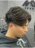 フェザーパーマ/波巻きツイストスパイラル/シャドウパーマ