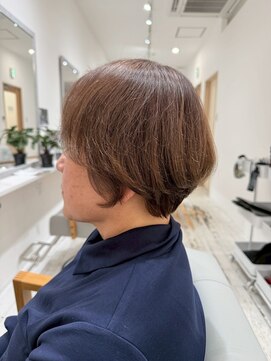 ジュベ(juve.) 大分ショートボブ顔周りレイヤーカット髪質改善カラー