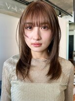 シンス 銀座(since) ミディアムレイヤー/顔周りレイヤー/小顔ヘア/似合わせカット