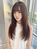 ディーバ 横浜(D.I.E.V.A)&nbsp;20代30代艶髪ブラウンベージュハッシュカットハイレイヤー
