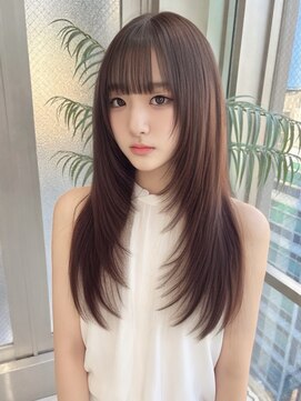 ディーバ 横浜(D.I.E.V.A) 20代30代艶髪ブラウンベージュハッシュカットハイレイヤー