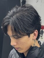 オーバル ジングウマエ(OVARL jingumae)&nbsp;フェザーパーマセンターパート