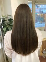 アミュレ ヘア サロン(Amule hair salon)&nbsp;大人可愛いカーキグレージュ2026夏ワンカラーでできる