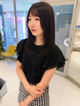 ステラ ヘア デザイン サロン(STELLA hair design salon) ロングレイヤー　アッシュブラウン　【杉若】